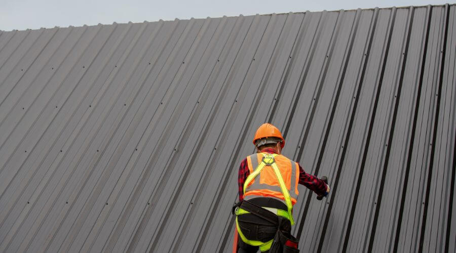 Professional metal roof installation services in Center, TX